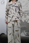 Archivio J.M.Ribot Natural stain sweater KN42/EP